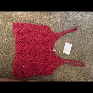 New with tags free people crop top
